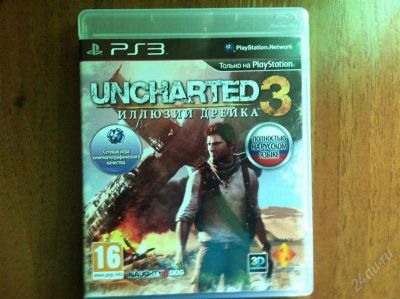 Лот: 1547512. Фото: 1. Игра для PS3 UNCHARTED 3 полностью... Игры для консолей