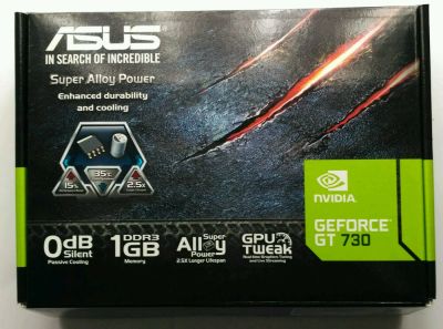 Лот: 11252405. Фото: 1. NVidia GT730 1Gb. Видеокарты