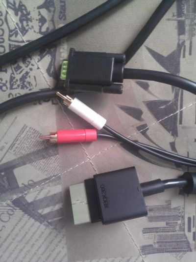 Лот: 3644858. Фото: 1. Кабель Microsoft VGA AV для X-box... Запчасти для игровых приставок, консолей