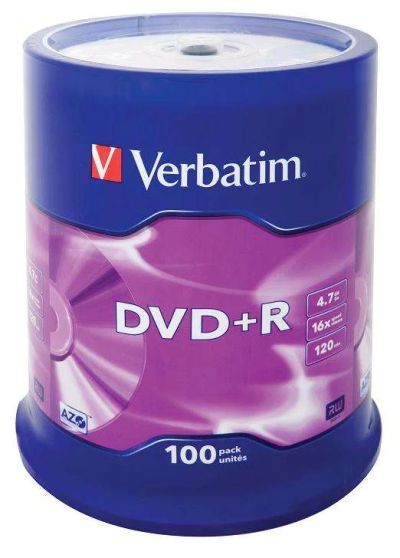 Лот: 11504194. Фото: 1. Verbatim Диски DVD+R 4.7Gb 16-х... CD, DVD, BluRay