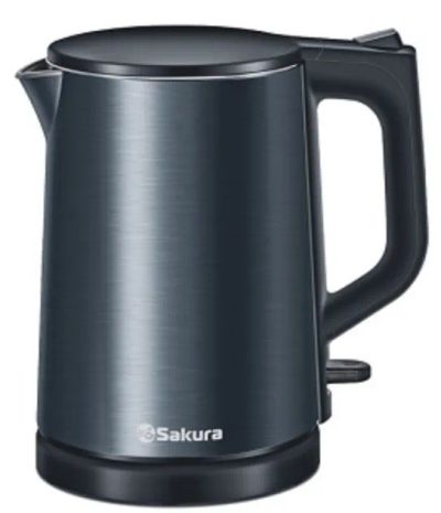 Лот: 25126938. Фото: 1. Чайник Sakura SA-2184BL, темно-синий... Чайники, кофемашины, кулеры