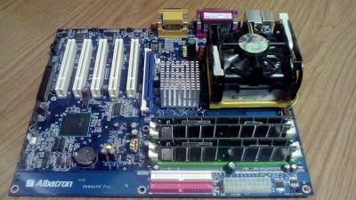 Лот: 6323426. Фото: 1. Материнская плата Albatron PX865PE... Материнские платы