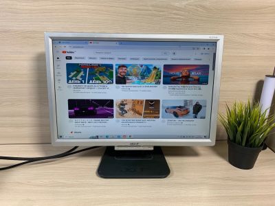Лот: 21375282. Фото: 1. Монитор Acer LCD/VGA + DVI разъёмы... ЖК-мониторы