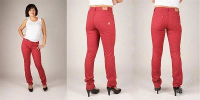 Лот: 2533419. Фото: 1. новые джинсы монтана женские коралл... Джинсы