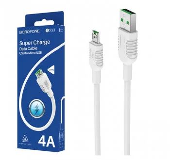 Лот: 17212808. Фото: 1. Кабель USB - MicroUsb Borofone... Дата-кабели, переходники