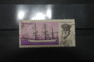 Лот: 3962631. Фото: 1. марка 84 Польша 1980 г. корабль... Марки