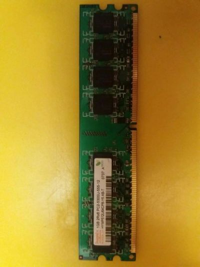 Лот: 8585965. Фото: 1. DDR2 Hynix 1GB 2Rx8 PC2-5300U-555-12. Оперативная память