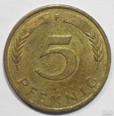 Лот: 6875153. Фото: 1. 5 пфеннигов 1978 год. F. Германия... Германия и Австрия