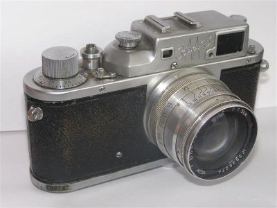 Лот: 488531. Фото: 1. Фотоаппарат Зоркий-3. (№184). Плёночные компактные
