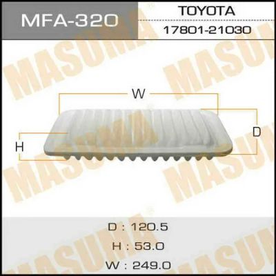 Лот: 18593709. Фото: 1. Воздушный фильтр masuma (vic a-197... Расходные материалы