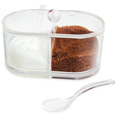 Лот: 24940776. Фото: 1. Сахарница с ложкой Balvi Basics. Предметы сервировки