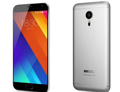 Лот: 7235656. Фото: 1. Смартфон Meizu MX5 16 Gb silver... Смартфоны