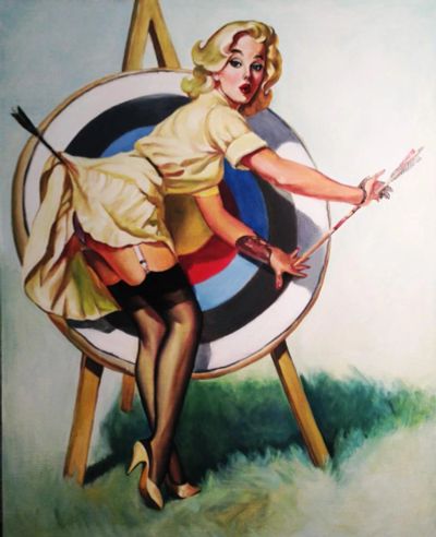 Лот: 6345303. Фото: 1. картина Pin-Up. Картины, рисунки