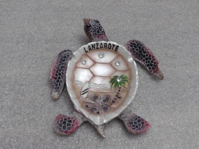 Лот: 25226976. Фото: 1. Пепельница черепаха Lanzarote... Зажигалки, спички, пепельницы