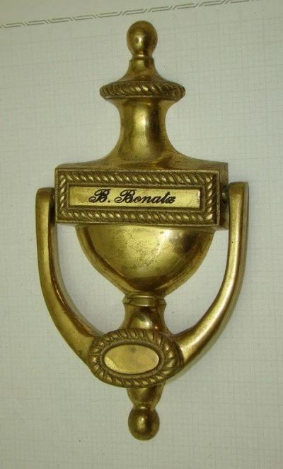 Лот: 12675956. Фото: 1. Ручка стучалка дверная B.Bonatz... Предметы интерьера и быта