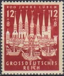 Лот: 20773351. Фото: 1. 1943. Германская империя. 800-летие... Марки