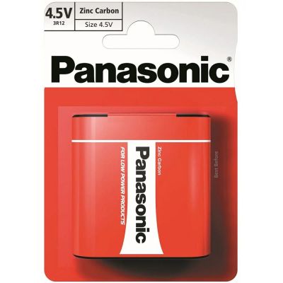 Лот: 16328194. Фото: 1. Батарейка солевая Panasonic 3R12... Батарейки, аккумуляторы, элементы питания