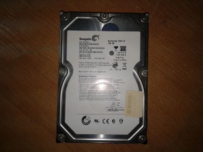 Лот: 11630796. Фото: 1. Жесткий диск 750GB Seagate ST3750528AS. Жёсткие диски (HDD)