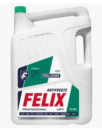 Лот: 20933637. Фото: 1. Антифриз зеленый Концентрат Felix-40... Масла, жидкости