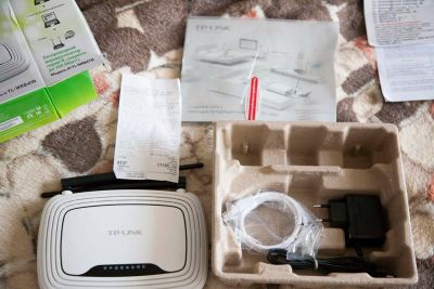 Лот: 10068779. Фото: 1. WiFi Роутер Tp-link TL-WR841N... Маршрутизаторы (роутеры)