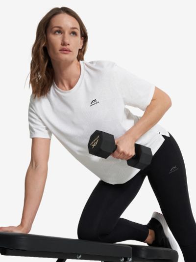 Лот: 25549462. Фото: 1. Футболка женская Athlex, Белый. Другое (спортивная одежда)