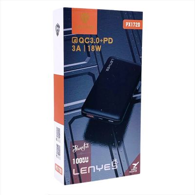 Лот: 22147755. Фото: 1. POWER BANK LENYES PX172D QC3.0... Внешние, портативные аккумуляторы для смартфонов (Power bank)