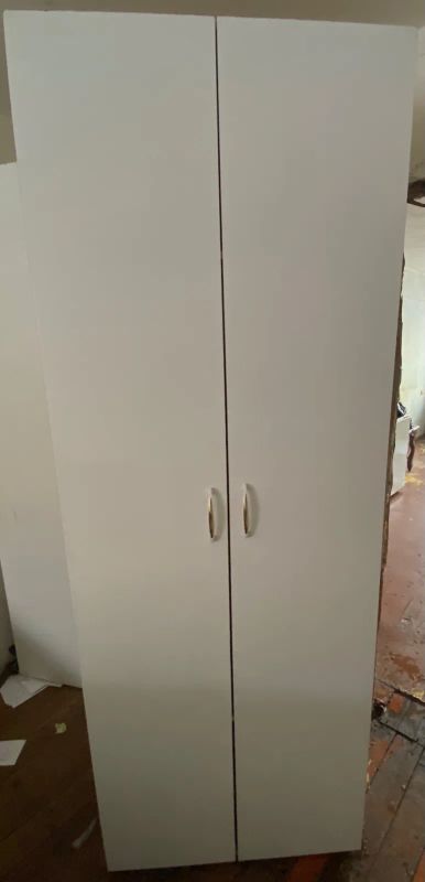 Лот: 25022139. Фото: 1. Шкаф лдсп белый. Шкафы, шкафы-купе