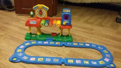 Лот: 10585298. Фото: 1. Железная дорога Vtech. Развивающие