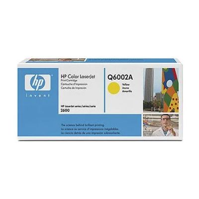 Лот: 11664252. Фото: 1. Тонер-картридж HP Q6002A Yellow... Картриджи, расходные материалы