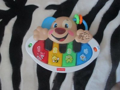 Лот: 6762379. Фото: 1. Пианино-Щенок Fisher Price. Музыкальные