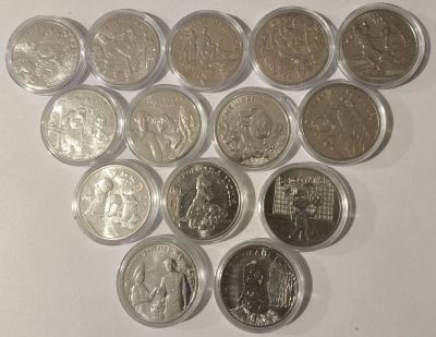 Лот: 24699654. Фото: 1. Набор мультиков (25 рублей Мультипликация... Наборы монет