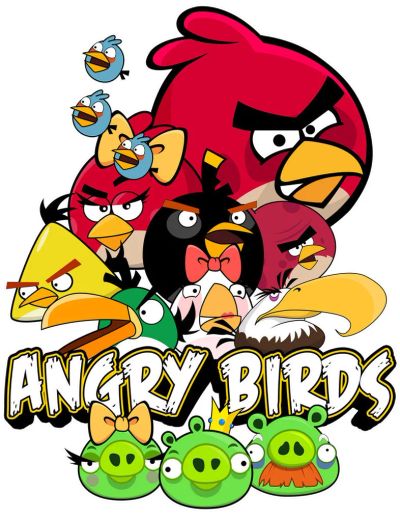 Лот: 3017966. Фото: 1. Акционные наклейки ANGRY BIRDS... Наклейки, карточки, вкладыши