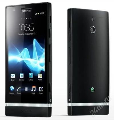 Лот: 1868072. Фото: 1. торги с рубля! sony xperia p black... Смартфоны