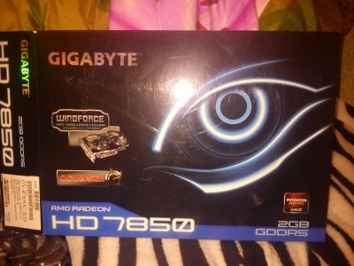 Лот: 4928140. Фото: 1. Gigabyte Radeon HD 7850 975Mhz... Видеокарты