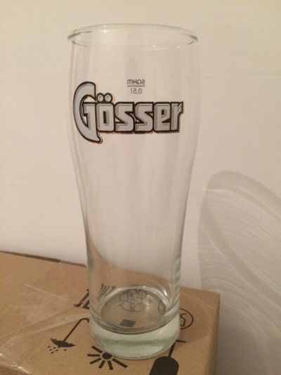Лот: 19019629. Фото: 1. Фирменный пивной бокал Gosser... Кружки, стаканы, бокалы