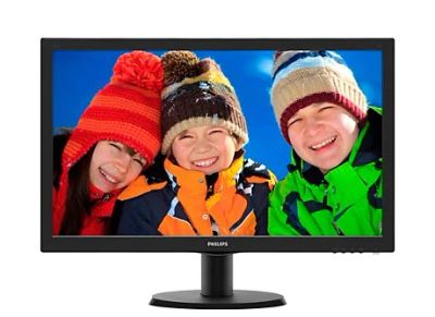 Лот: 11014541. Фото: 1. Монитор Philips 243V5LSB Glossy. ЖК-мониторы