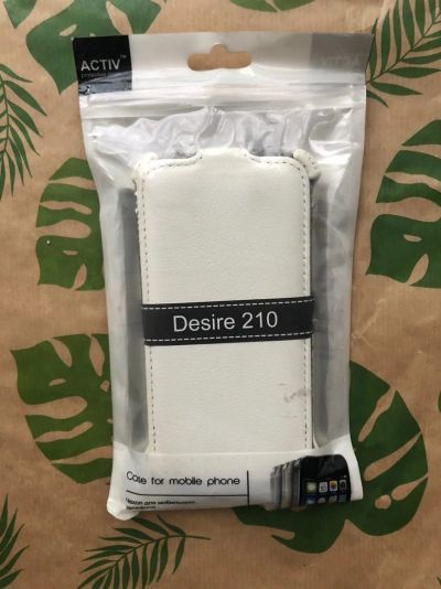 Лот: 16775035. Фото: 1. Чехол HTC Desire 210(white). Динамики, микрофоны