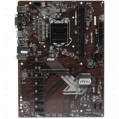 Лот: 17092024. Фото: 1. Материнская плата MSI H310-A PRO. Материнские платы