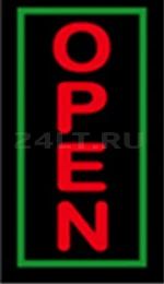 Лот: 4219104. Фото: 1. Светодиодная вывеска, табло "Open... Рекламные материалы и оборудование
