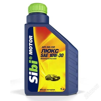 Лот: 2116832. Фото: 1. Sibi motor ЛЮКС SAE10W30 SG/CD... Масла, жидкости