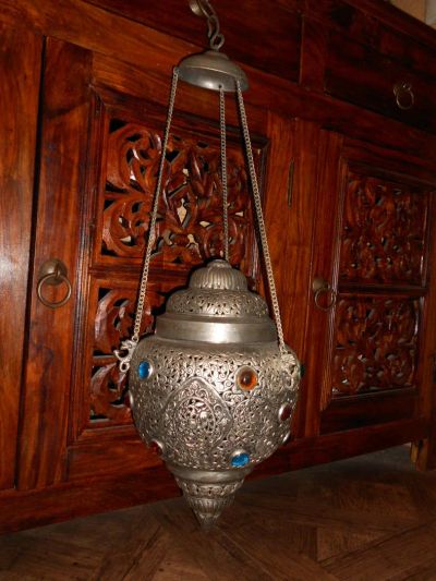 Лот: 6112589. Фото: 1. Лампа. Светильник. Иордания. 1950... Предметы интерьера и быта