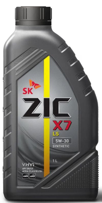 Лот: 20073425. Фото: 1. ZIC NEW X7 LS 5w30 SN/CF, C3 1... Масла, жидкости