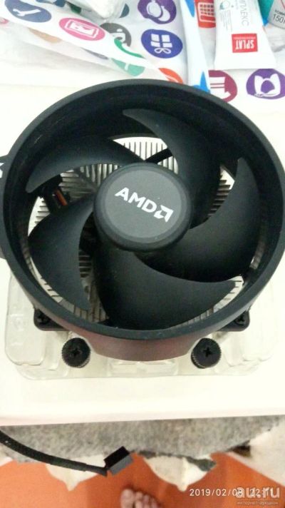Лот: 13199389. Фото: 1. Кулер AMD Боксовый Ryzen 5 c медным... Системы охлаждения