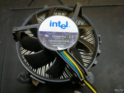 Лот: 10787989. Фото: 1. Кулер Intel 775 алюминий 4-pin. Системы охлаждения