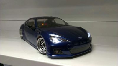 Лот: 9381242. Фото: 1. Кузов Subaru BRZ со светом и магнитными... Автомоделизм