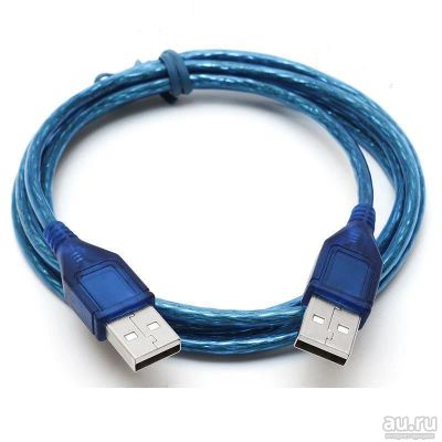 Лот: 16261625. Фото: 1. Кабель USB2.0 AM-AM USB 1.5м. Шлейфы, кабели, переходники