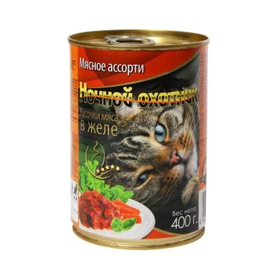 Лот: 10399513. Фото: 1. Корм Ночной Охотник Для Кошек... Корма