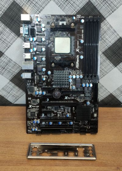 Лот: 19852566. Фото: 1. Материнская плата ASRock 980DE3... Материнские платы
