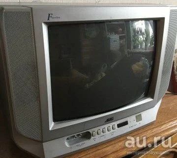 Лот: 14824425. Фото: 1. Телевизор JVC AV-14FT б/у с ПДУ. Телевизоры