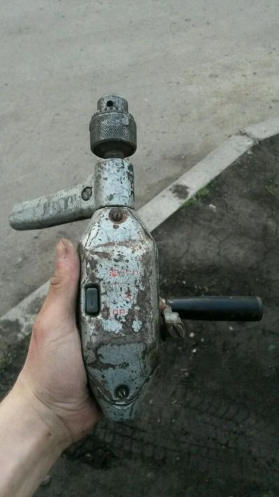 Лот: 9579473. Фото: 1. Ретро! дрель ручная. Ручной инструмент